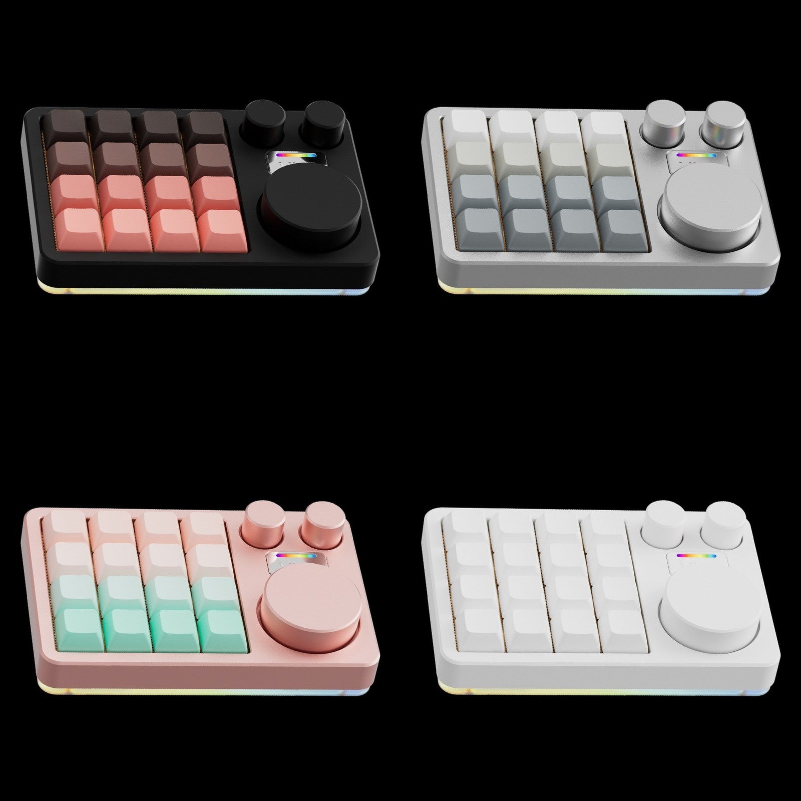 MMD KM16 Pro in four colorways black silver pink and white