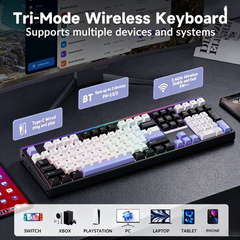 MATHEW X AULA H108 Silent Mechanical Keyboard