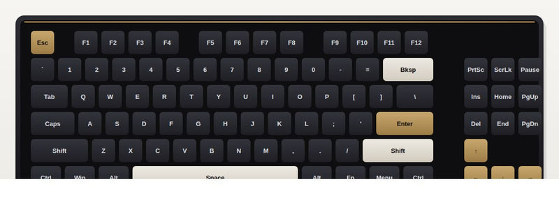 87-Key Custom TKL Mechanical Keyboard